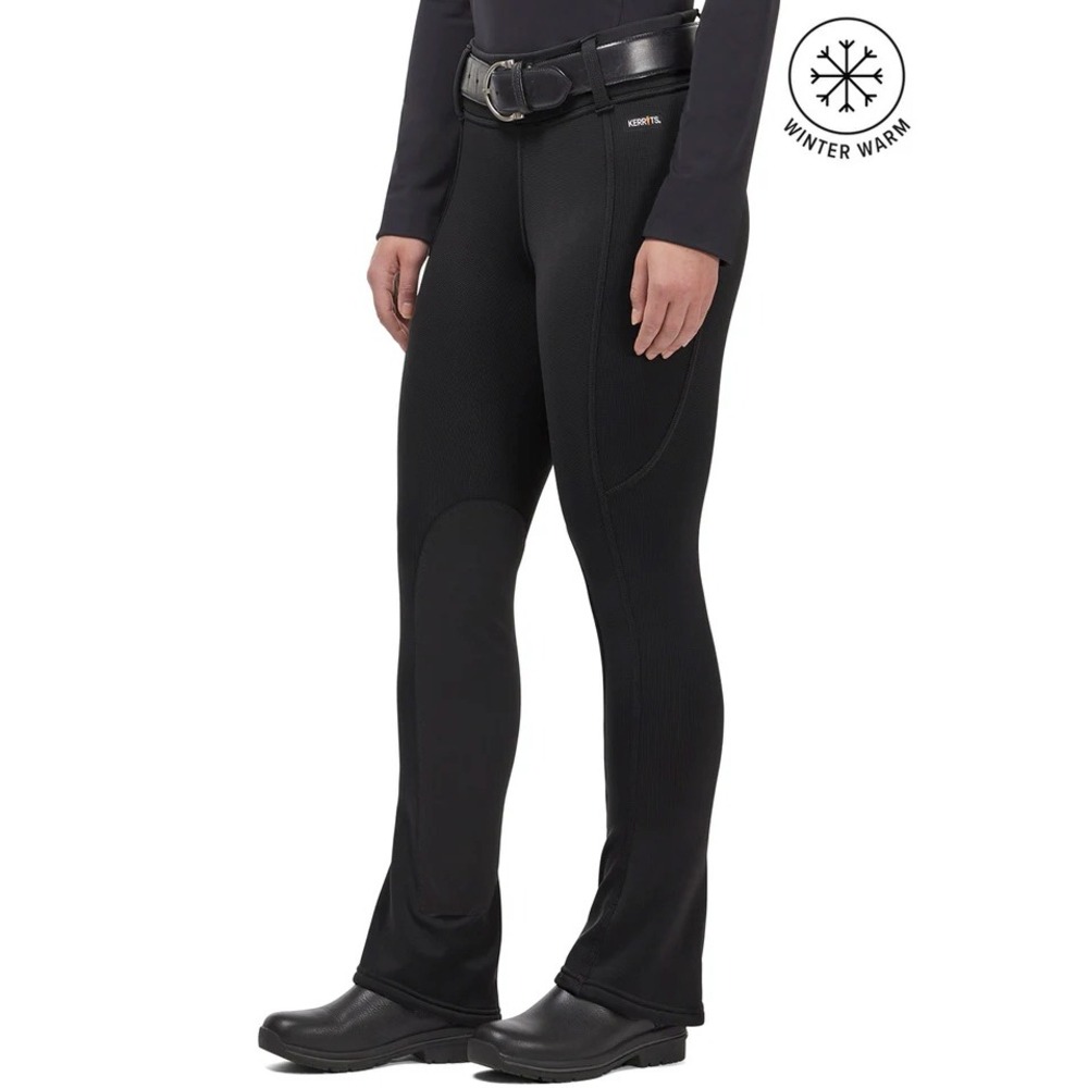 Kerrits Riding Sit Tight Wind Pro Knee Patch Winter Bootcut Womens XS Equestrian